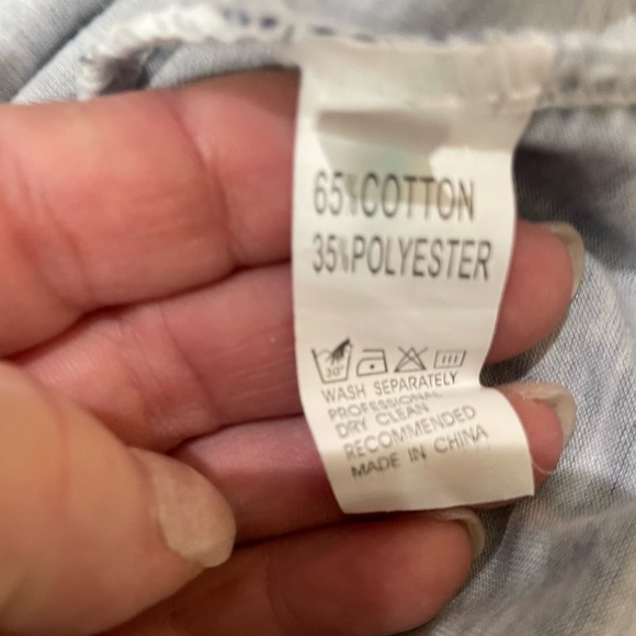 3/$35 Ombré blue blouse. XL - Picture 4 of 4